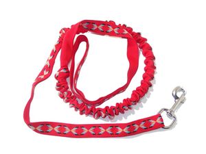 Vodítko na kolo s gumou průměr 25mm/160-190 cm červené