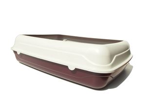 Magnum WC pro kočky s rámečkem 56 x 42 x 8 cm vínový 19.058