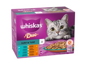 Whiskas Duo Surf & Turf želé 12 x 85 g kapsa
