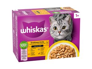 Whiskas Drůbeží hody ve šťávě 12 x 85 g kapsa kuře, kachna, drůbež, krůta