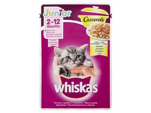 Whiskas Casserole Junior drůbeží v želé 85 g kapsa