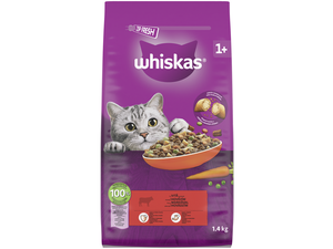 Whiskas Adult hovězí 1,4 kg