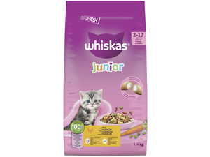 Whiskas JUNIOR 1400 g kuřecí 