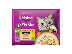 Whiskas adult krémová omáčka  4 x 85 g
