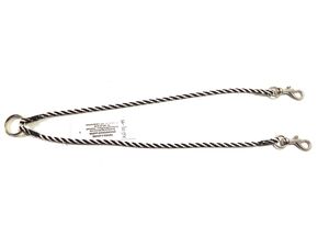 Rozdvojka spirála průměr 4 mm/ 2x30 cm černo-bílá