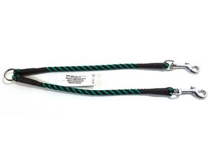 Rozdvojka spirála průměr 8 mm/ 2x30 cm černo-zelená