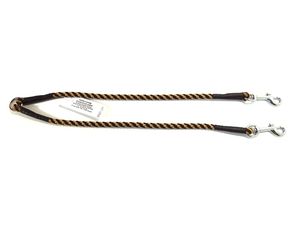 Rozdvojka spirála průměr 8 mm/ 2x30 cm černo-béžová