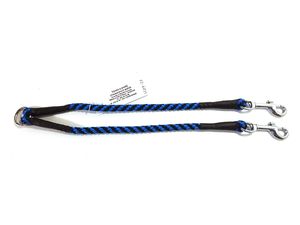 Rozdvojka spirála průměr 8 mm/ 2x30 cm černo-modrá