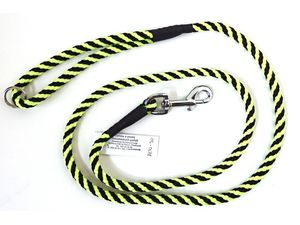 Provazové vodítko spirála průměr 12mm/ 140 cm černo-zářivě žlutá