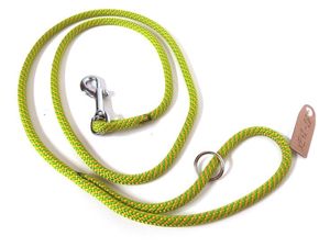 Vodítko lano průměr 8mm/150cm zeleno-žluté