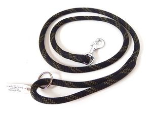 Vodítko lano průměr 12mm/150cm černo-zelené