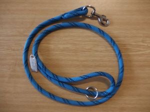 Vodítko lano průměr 12mm/150cm modro-černé doprodej