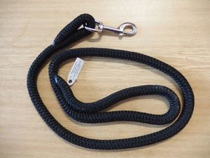Vodítko lano průměr 18mm/150cm se sloní karabinou černé