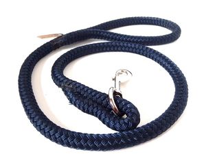 Vodítko lano průměr 18mm/150cm se sloní karabinou modré