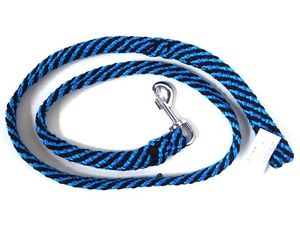 Vodítko pletené rovné, průměr 18mm/150cm,velké plemeno černo-modré