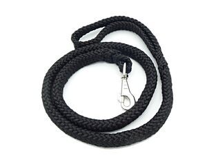 Vodítko pletené průměr 2,5/150cm, Maxi plemeno černé