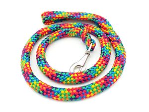 Vodítko pletené průměr 2,5/150cm,Maxi plemeno vícebarevné
