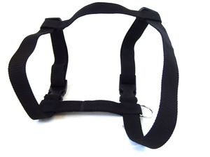 Sedlářství Doležel Postroj pro psa clasik H 5 25mm/46-52/ 46-70cm nylon černý