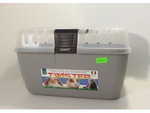 Přepravka pro hlodavce délka 28 x šířka 18 x výška 17 cm 6103 šedá