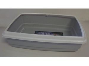 WC Katja velké 54 x 40 x 14 cm s okrajem hnědá 3248 doprodej