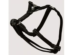 Nayeco postroj Basic Negro nylon reflexní černý 20 mm x 50 - 75 cm