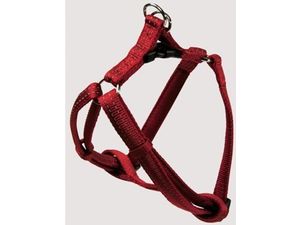 Nayeco postroj Basic Rojo nylon reflexní červený 25 mm x 60 - 100 cm
