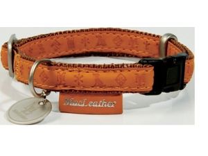 Nayeco obojek Macleather koženkový hnědý 25 mm 48 - 70 cm