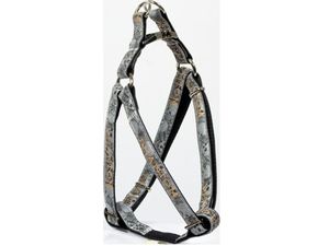 Nayeco postroj Envy Phantom koženkový reflexní černý 20 mm x 46 - 75 cm