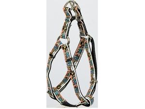 Nayeco postroj Envy street dog koženkový oranžový 20 mm x 46 - 75 cm