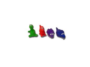 Nayeco hračka pro psa malý dinosaurus 8 cm latex modrý