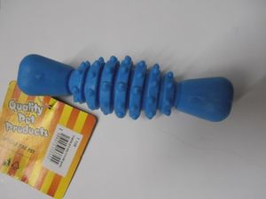 Magnum hračka pro psa kost s ostny 12 cm tvrdá guma modrá