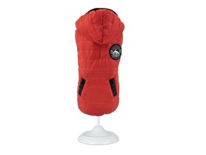 Nayeco bunda pro psa s kapucí zateplená červená délka 45 cm, obvod 53 cm doprodej