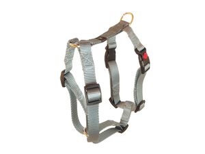Flamingo postroj pro psa Ziggi clasic H 25 mm /70-110cm/85-120 cm nylon šedý