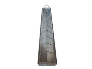 Žlabové krmítko s drátěným víkem 67 cm pro drůbež 22215