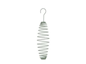 Krmítko venkovní SPIRAL na lojové koule kov zelená 22 cm Zolux 